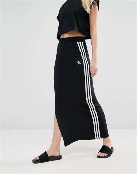 adidas maxi skirt with 3-stripes|adidas maxi dress woman.